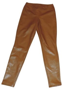 GAP Faux Leather pants  in Camel Brown